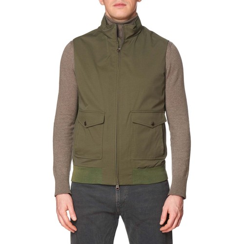 Pre-owned Kired Kiton  "igigi" Olive Green Hooded Packable Vest 50 M