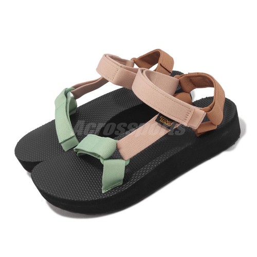 

Женские повседневные сандалии Teva W Midform Universal Clay Black Multi с ремешком 1090969-CYM, Черный, W Midform Universal