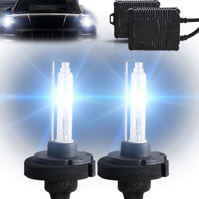 2X D2H HID Xenon Headlights Bulbs + 2X Ballasts 55W 6000K High/ Low Beam Lights