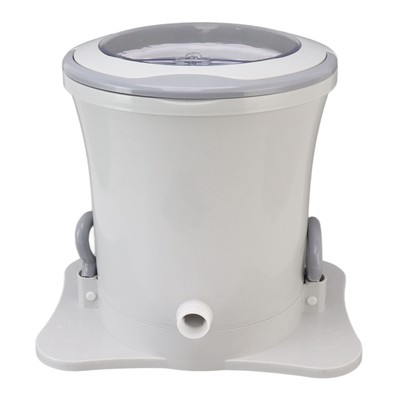(White)Compact Spin Dryer Portable Manual Non Electric Suitable For Camping