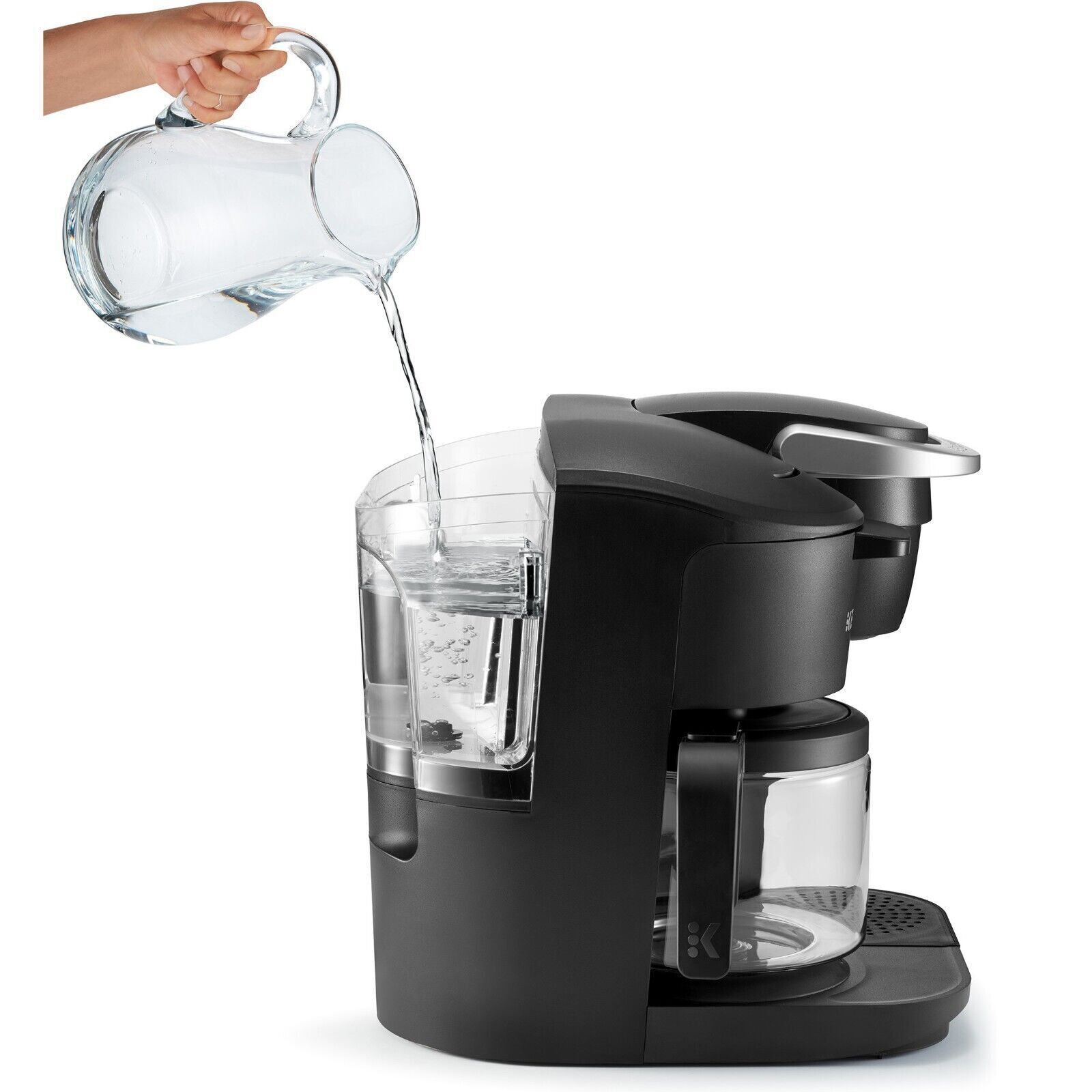 Keurig Coffee Maker K-Duo Essentials Single Serve K-Cup Pod 12 Cup Carafe Brewer