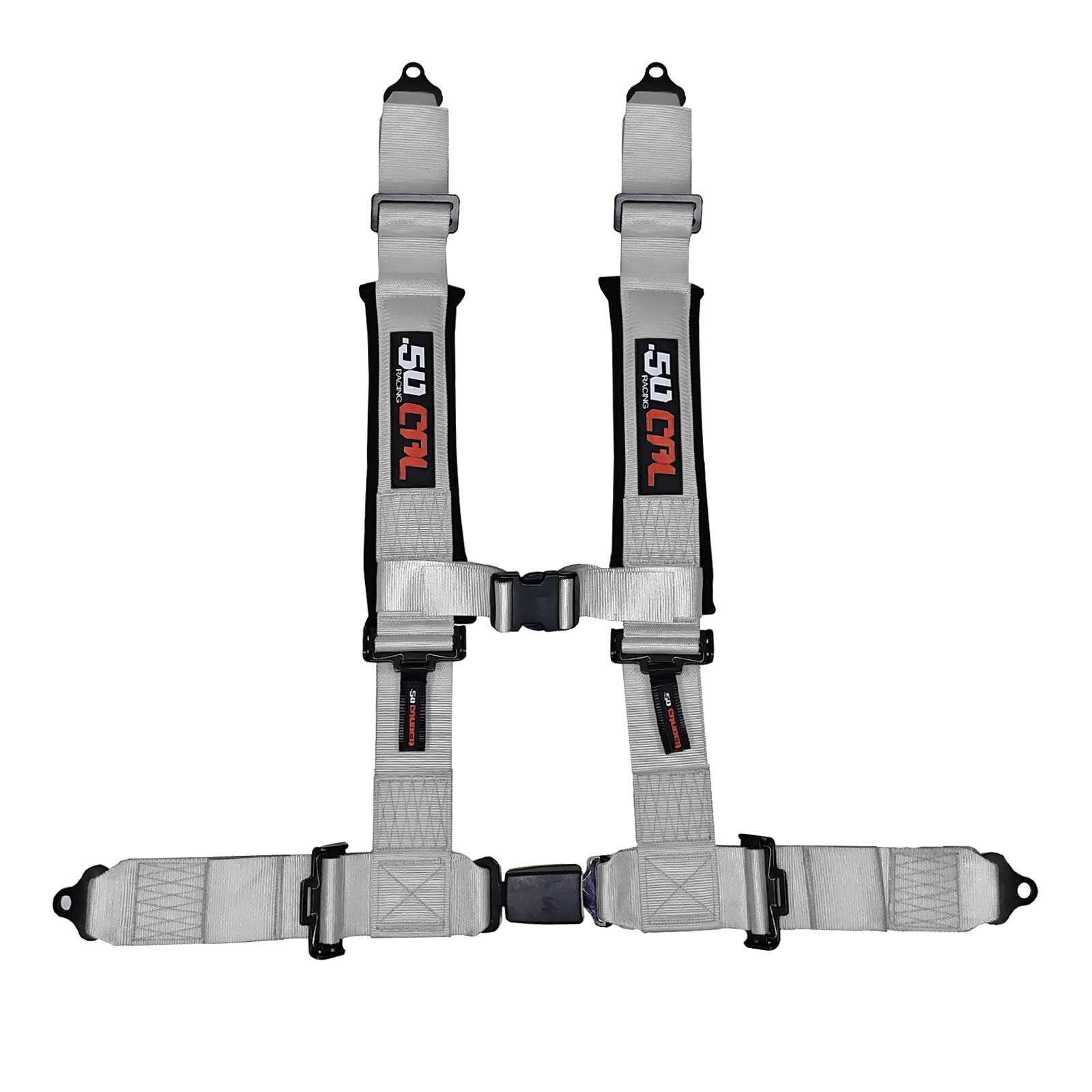 4 Point 2 Inch 3 Inch Racing Harness SxS Off Road Push Button Buckle Seat Belt