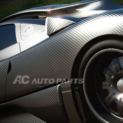 ::High Quality 3D 4D Gloss Car Carbon Fiber Vinyl Wrap Sticker Film Roll Air Free