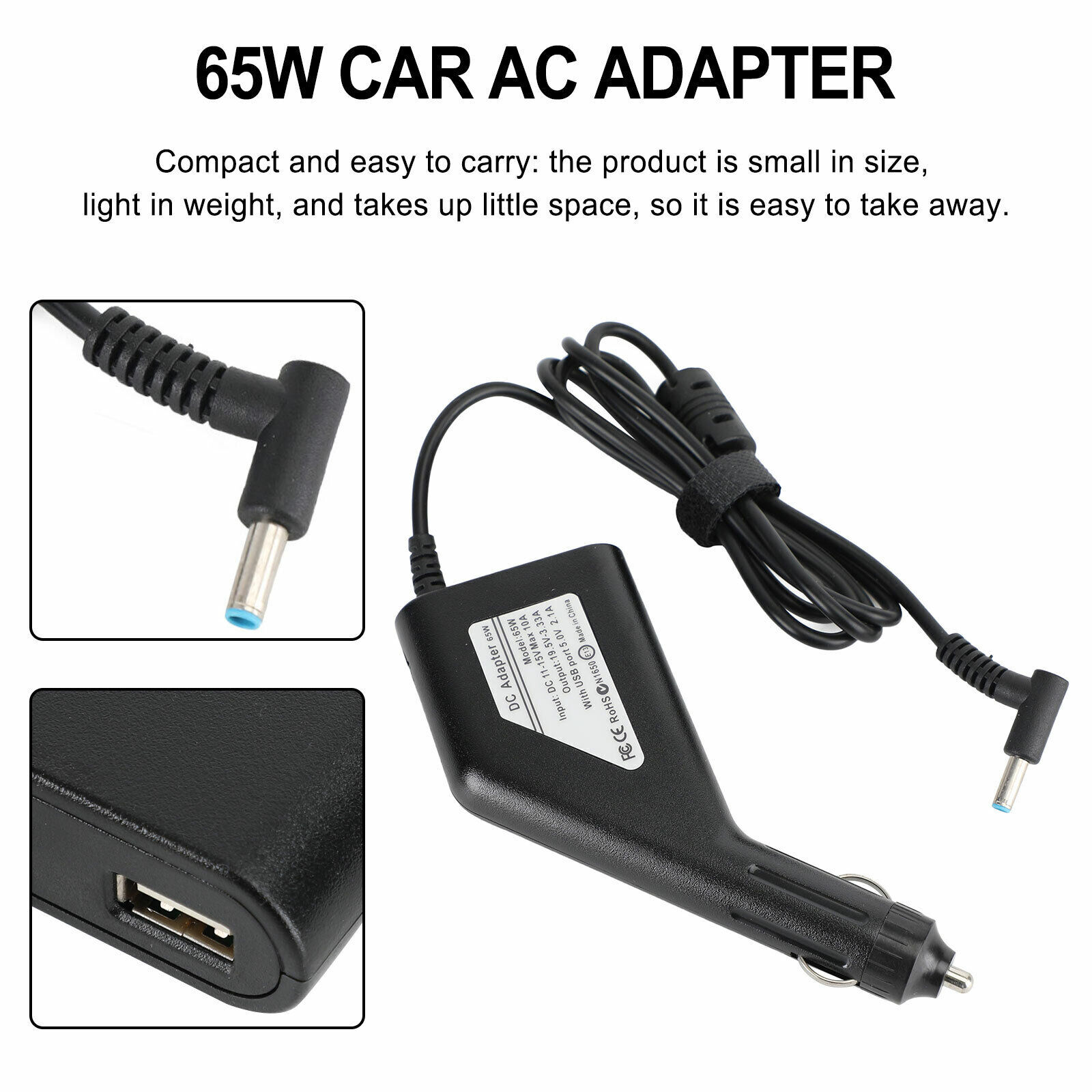 Universal For Hp 19.5v 3.33a Usa⏳