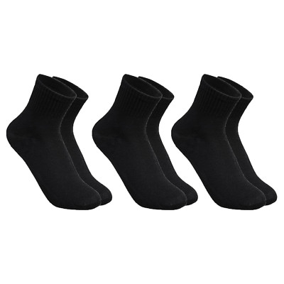 Lot 1-3 Pairs Mens Womens Ankle Quarter Crew Socks Sport Casual Cotton Socks US