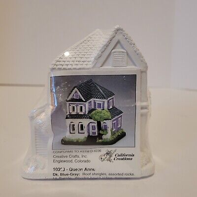 California Creations 10308 Queen Anne House Ready to Paint Ceramic 4.5'' Tall