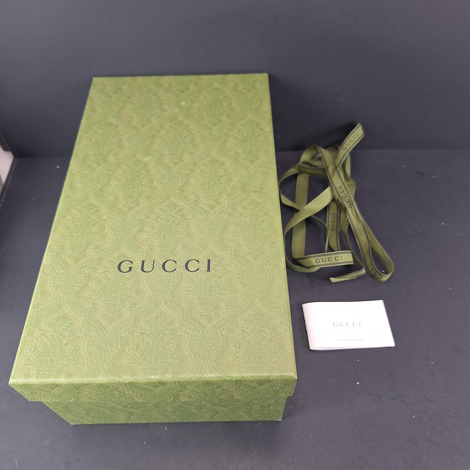 GUCCI ボックス AUTHENTIC GUCCI BLACK WHITE EMPTY STORAGE GIFT BOX 12.5” x