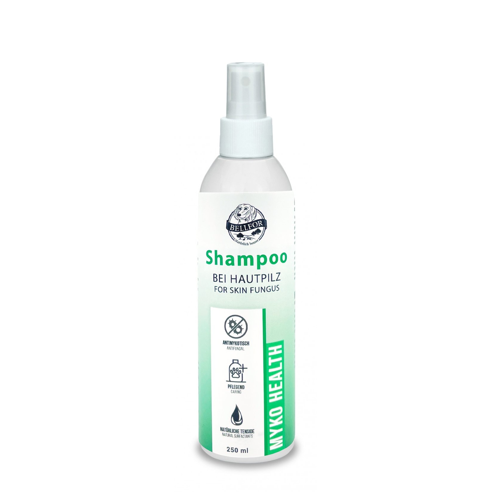 (8 EUR/100 ml) Hundeshampoo für Hunde mit Hautpilz Myko-Health - 250 ml