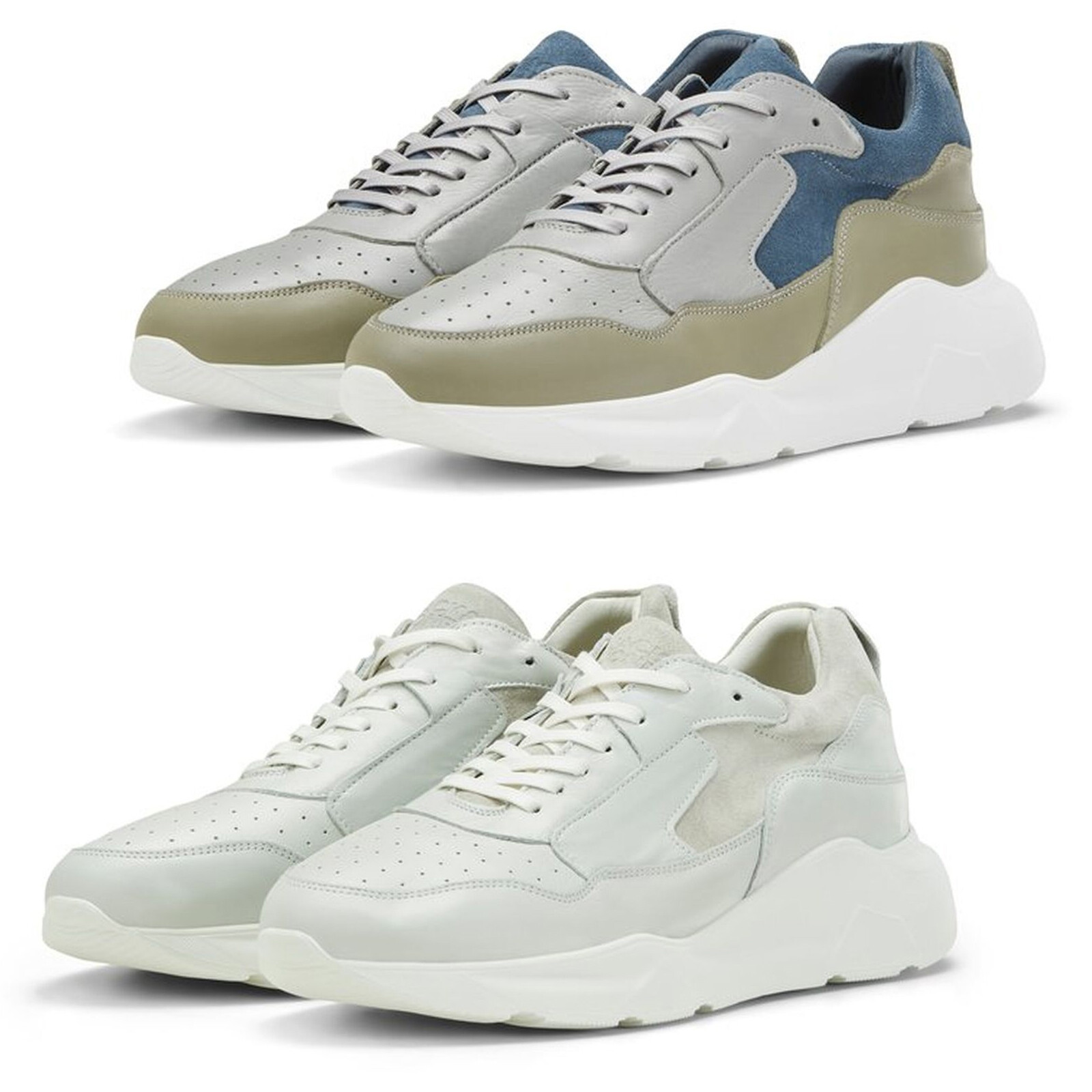 blue chunky trainers