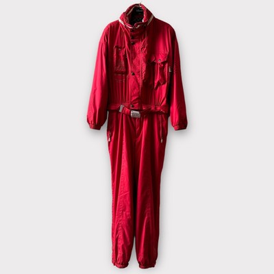 Bogner Ski Snow Suit Men Size L Tall, 52L, Red