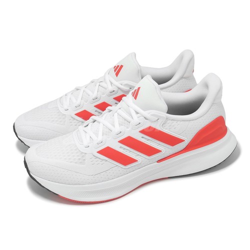 adidas Ultrarun 5 Cloud Белые ярко-красные мужские кроссовки для шоссейного бега трусцой IE8786