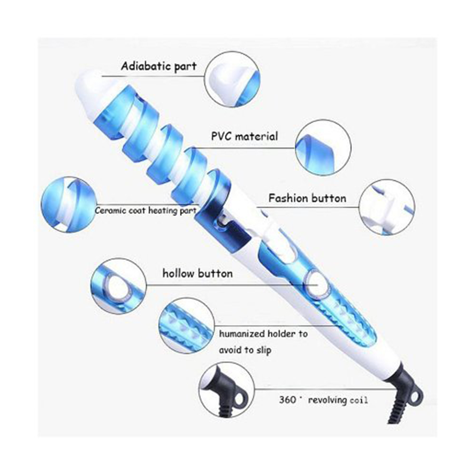 Bed Head Deep Waver Iron Wave Crimper Artist Ceramic Styler Hot