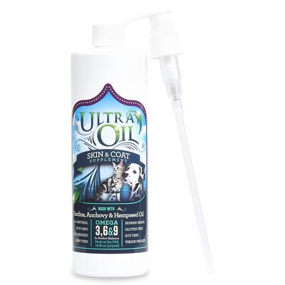 Skin And Coat Supplement For Dogs And Cats With Hemp Seed Oi