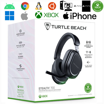 Turtle Beach Stealth 700 Wireless Multiplatform Gaming Headset Gen 3 NEW Sealed