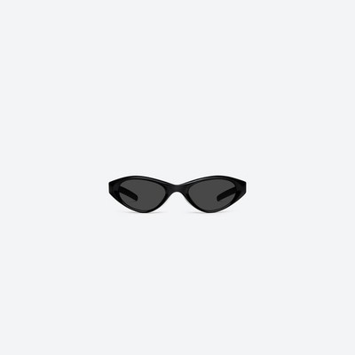 Gentle Monster/ EQ 01/ Black Acetate/ Cat-eye Sunglasses/ Black/Black