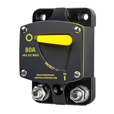 30-300 Amp 12-48V DC Circuit Breaker Heavy Duty Cars/Amps/Boats/Solar/Inverter