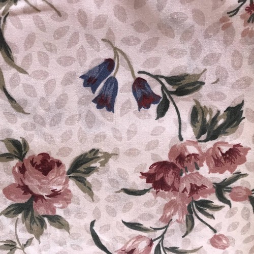 Cotton Floral Fabric 7 1/2 Yds Pink Green Blue sewing quilting crafts