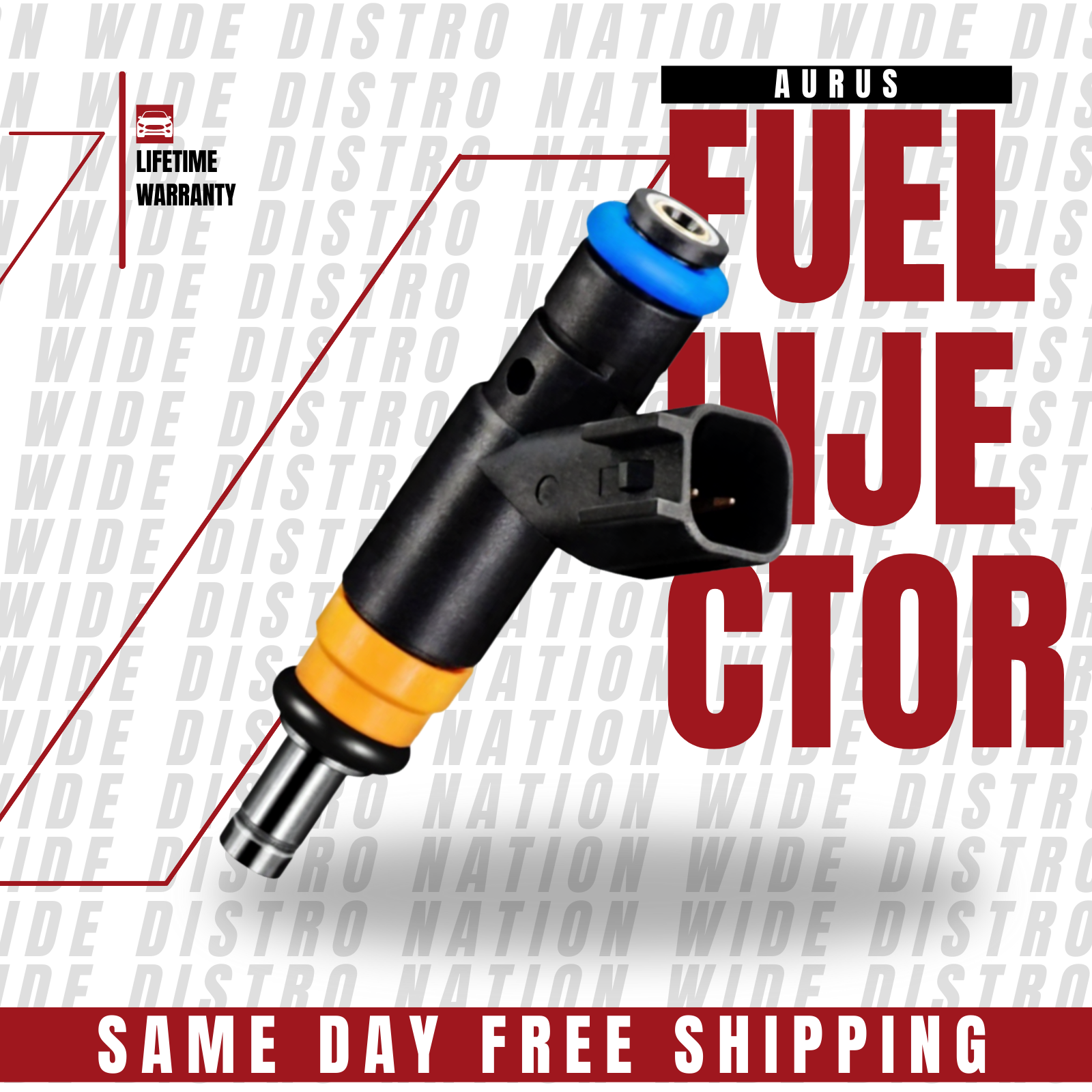 1x OEM NEW AURUS Fuel Injector for 2009 2010 Jeep Commander 5.7L V8 05037479AA