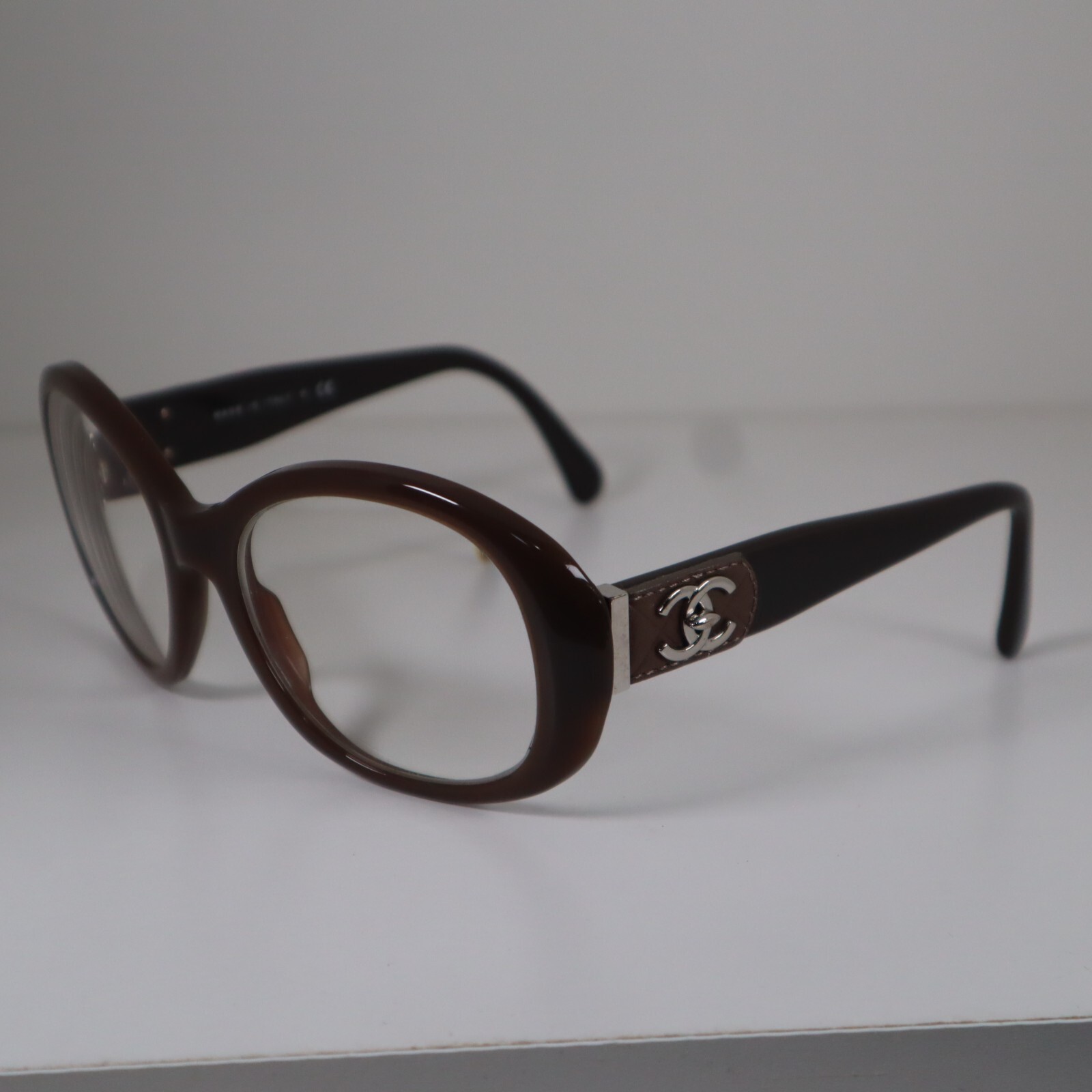 【美品】CHANEL sunglasses GOLD BROWN hyde CHANEL Sunglasses: Pilot Sunglasses, metal & zirconia