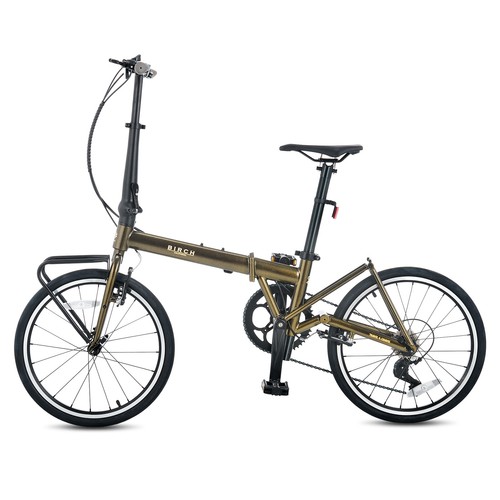 Secondhand 20 Inch Folding Bicycle w Chromoly Steel Frame 7 Speed Adult Bike