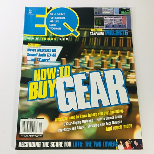 EQ Magazine January 2003 Vol 14 #1 How To Buy A Gear