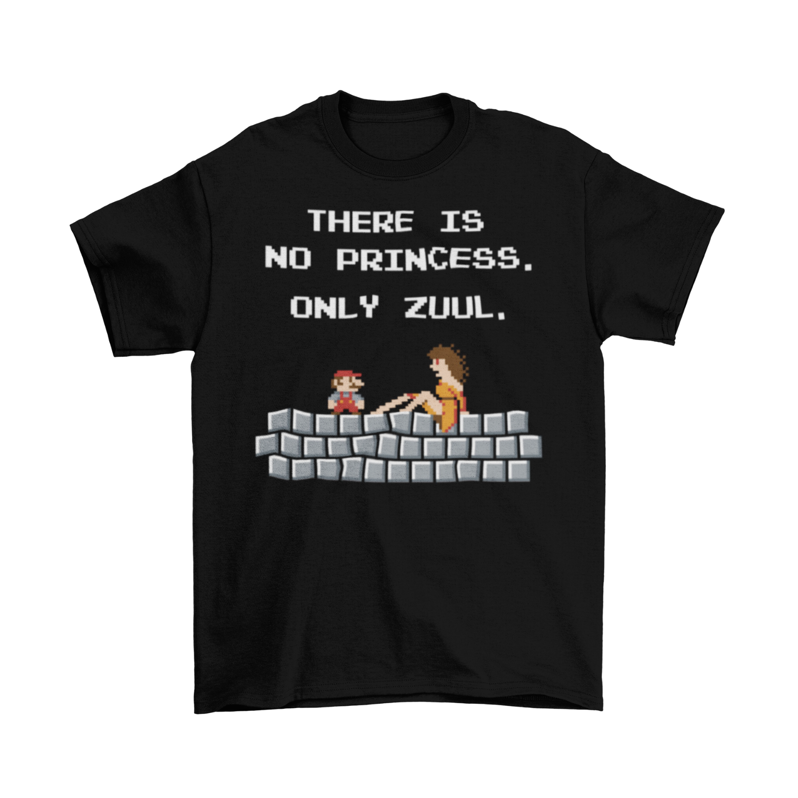 No Princess Only Zuul Ghostbusters T-Shirt Unisex Funny Cotton Adult Mario New