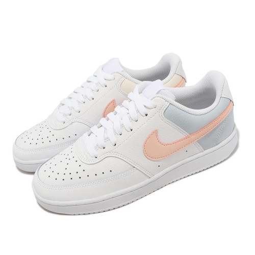 

Женские повседневные кроссовки Nike Wmns Court Vision Low White Coral Aura CD5434-103, Белый, Wmns Court Vision Low