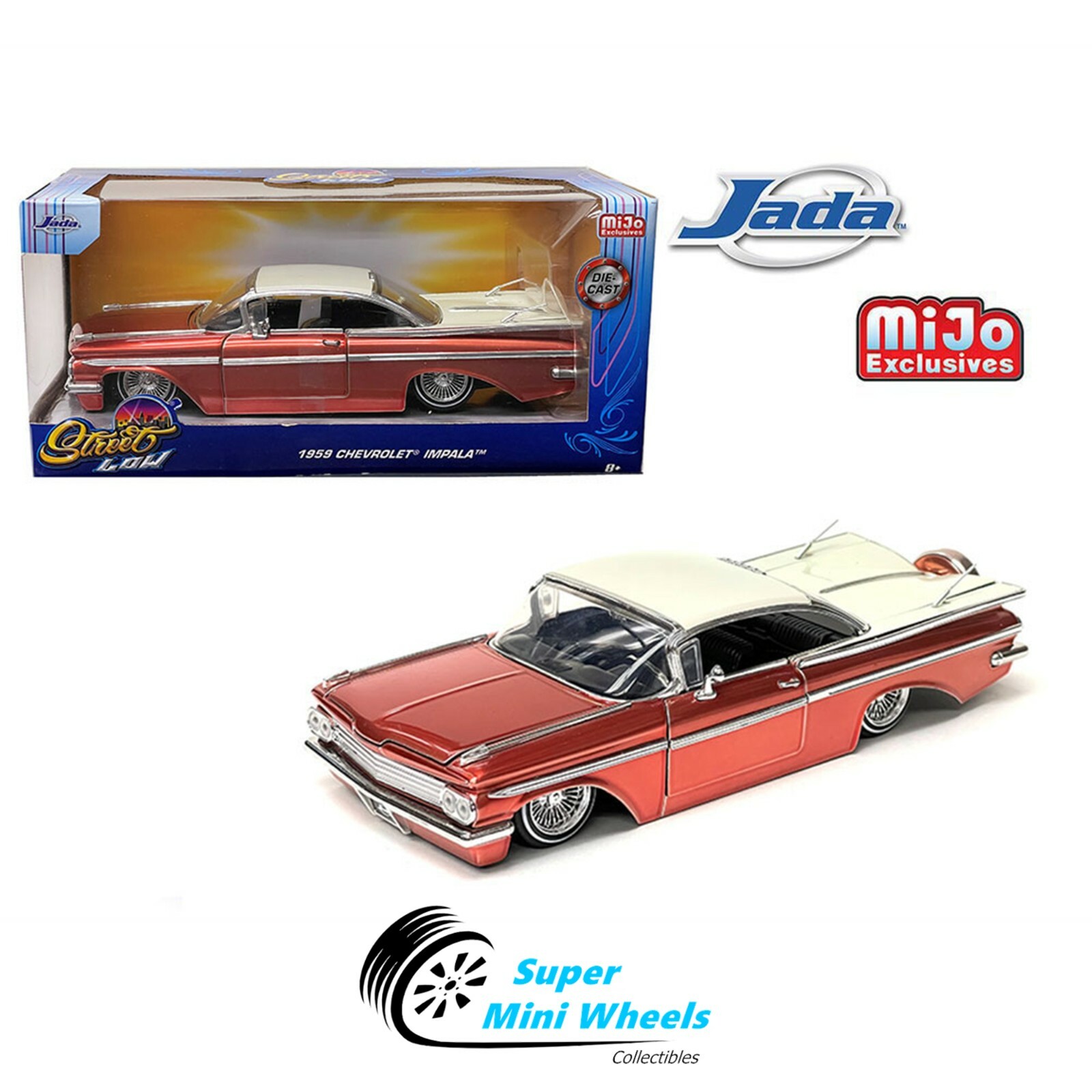 Jada 1:24 - Street Low - 1959 Chevrolet Impala SS (Copper) Mijo