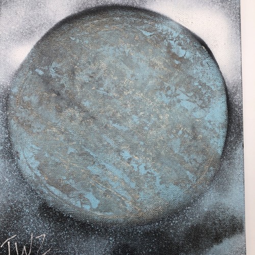 Space Spray Paint Art Original