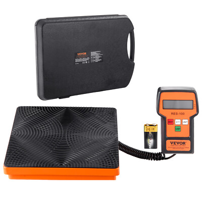 Electronic Digital Refrigerant Scale Charging Freon 110LB for HVAC Recovery Tank