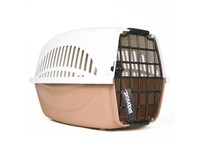 large plastic pet carrier