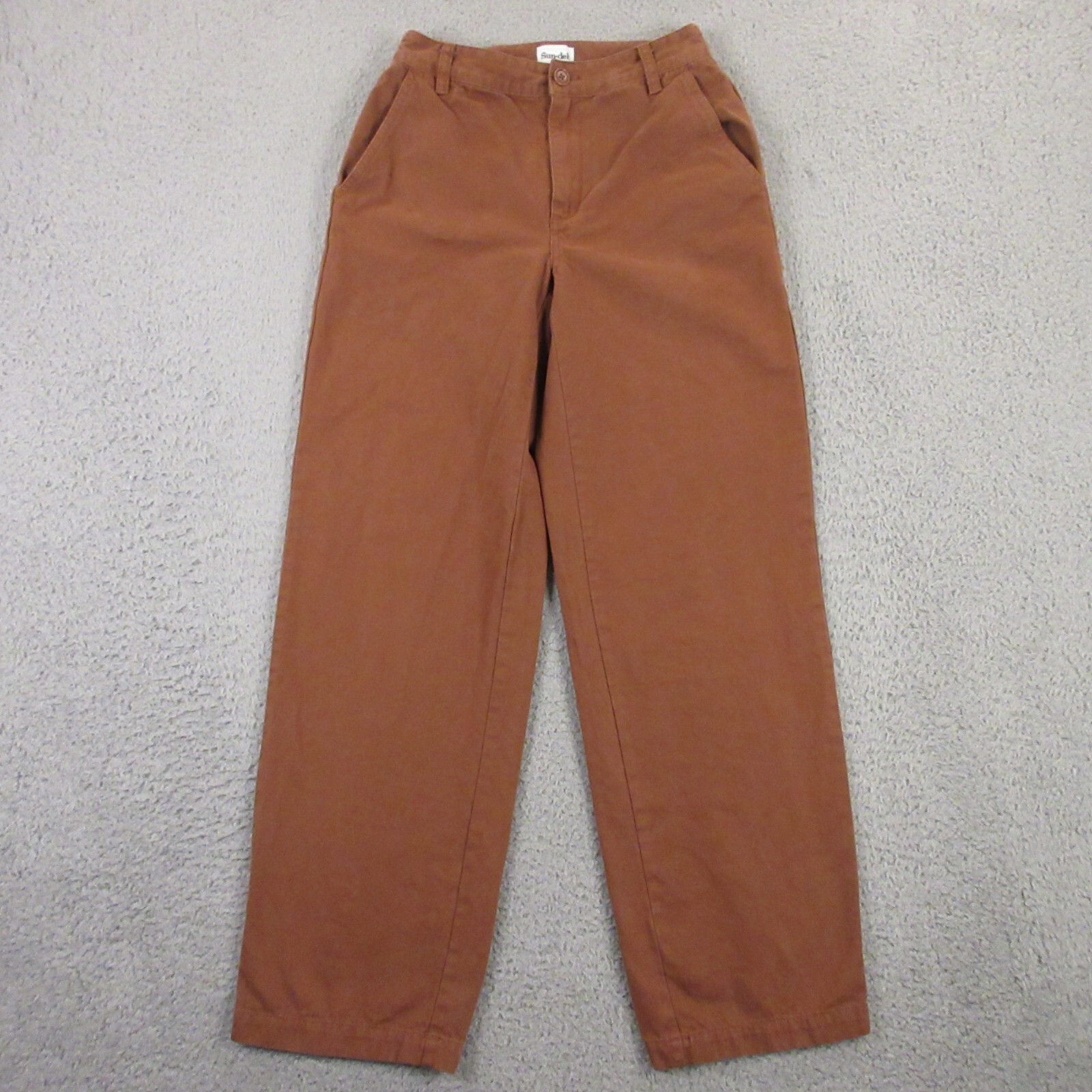 Aritzia Sun-Deh Khaki Straight Leg Pants Womens 2 Brown