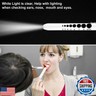 Pen Lights for Nurses Pen Light with Pupil Gauge and Ruler Reusable Penlight Medical Pen Light for Doctors Nursing Students EMT EMS White Light LED Penlights for Nurses with 4 Batteries 2pcs White