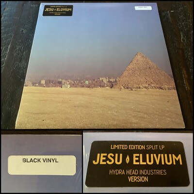 JESU-ELUVIUM LP Black Vinyl SEALED-Godflesh Earth Hammock Stars Of The Lid ISIS