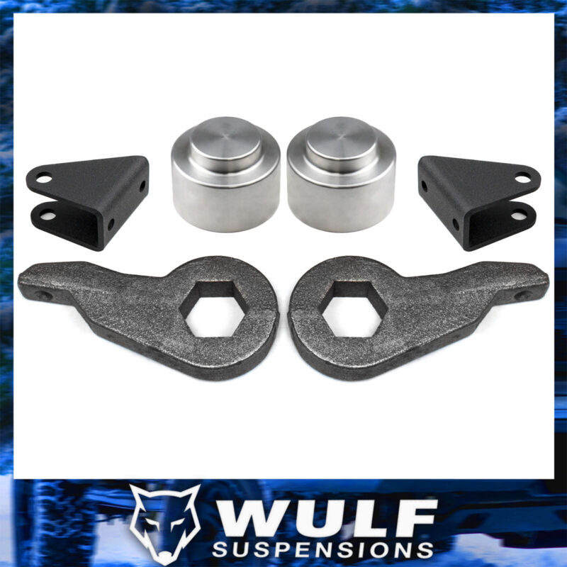 Wulf 3" Front 2" Rear Leveling Lift Kit W Shock Extender For 03-10 Hummer H2 4x4