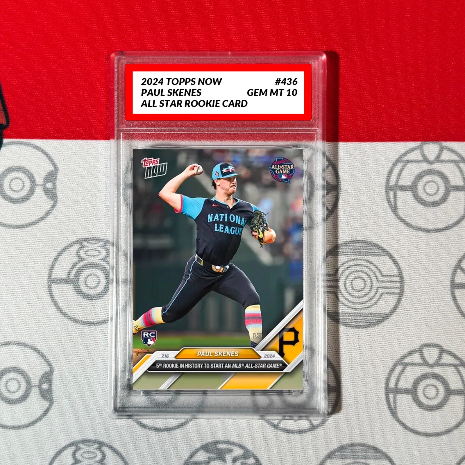 Topps - Topps Now ポール・スキーンズ 436SP パラレル　オールスター 2024 Topps Now MLB All-Star Game Start #436 Paul Skenes RC