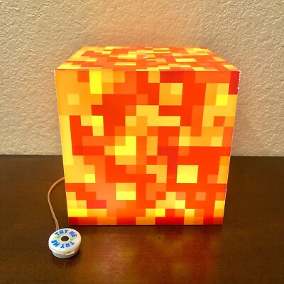 Minecraft Lava Block Mood Light 6x6x6 Inches Mojang Ukonic Works