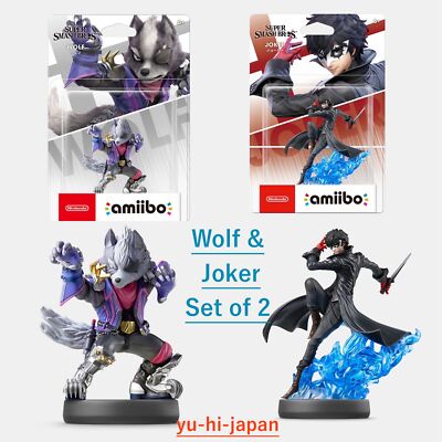 Nintendo amiibo Joker & Wolf Super Smash Bros. series New