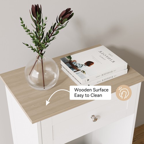 ELECWISH Kitchen Storage Tilt Out Trash Can Cabinet dual purpose with Drawers