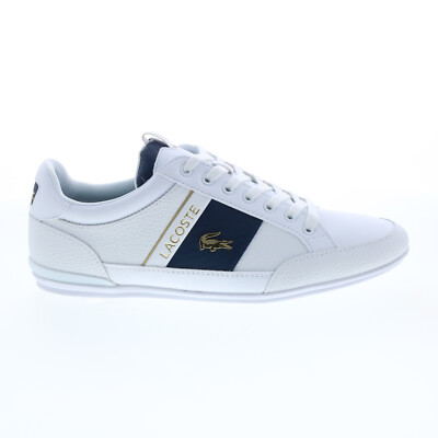 Lacoste chaymon white navy sales