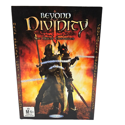 BEYOND DIVINITY : THE QUEST CONTINUES - 2004 RPG PC GAME - COMPLETE WITH MANUAL