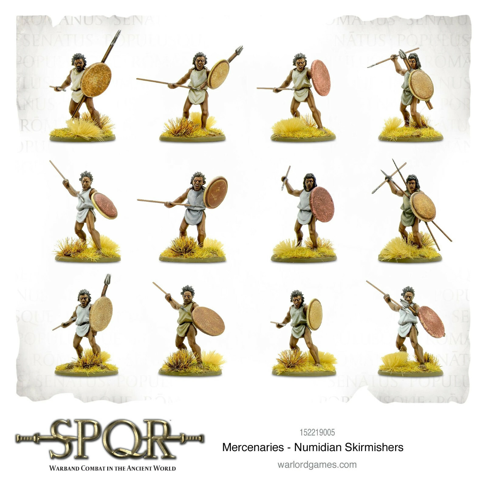 SPQR Наемники Нумидийские застрельщики Warlord Games 28mm 152219005