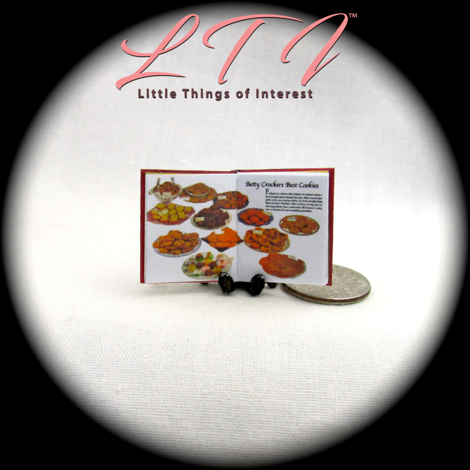 BETTY CROCKER'S CHRISTMAS Cooky Cookbook Miniature 1:12 Scale Book