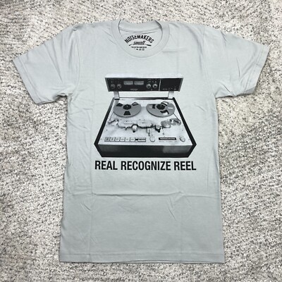 Noisemakers Real Recognize Reel T-Shirt Mens Small Studer A80 Tape Machine NEW
