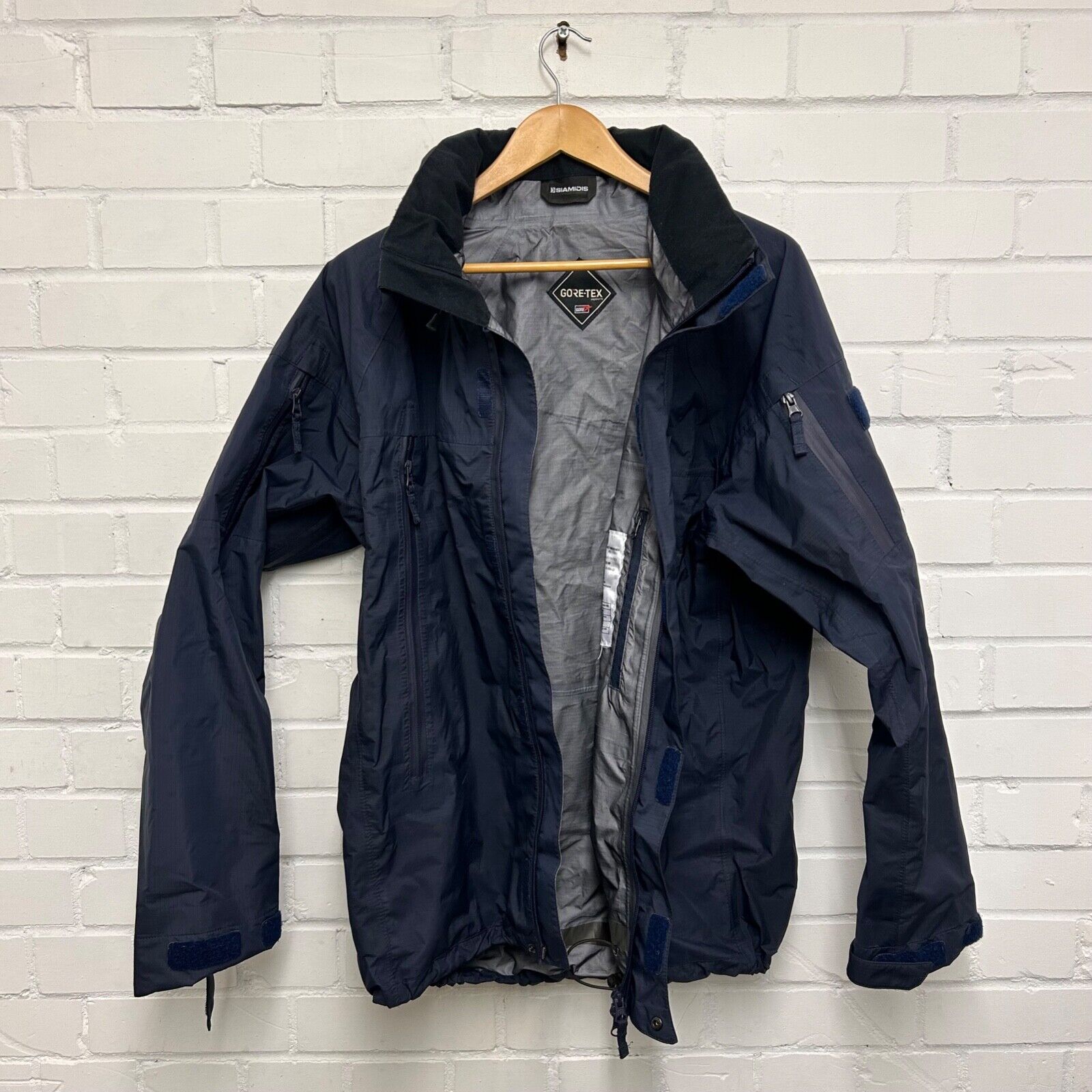 Siamidis Wet Weather RN Jacket, Medium Goretex Royal Navy Siamidis Wet Weather RN Jacket, Medium Goretex Royal Navy