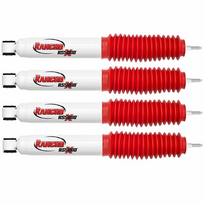 Rancho Set of 4 Front & Rear RS5000X Shocks for 14-19 Ram 2500 4WD w/ 2.5'' Lift