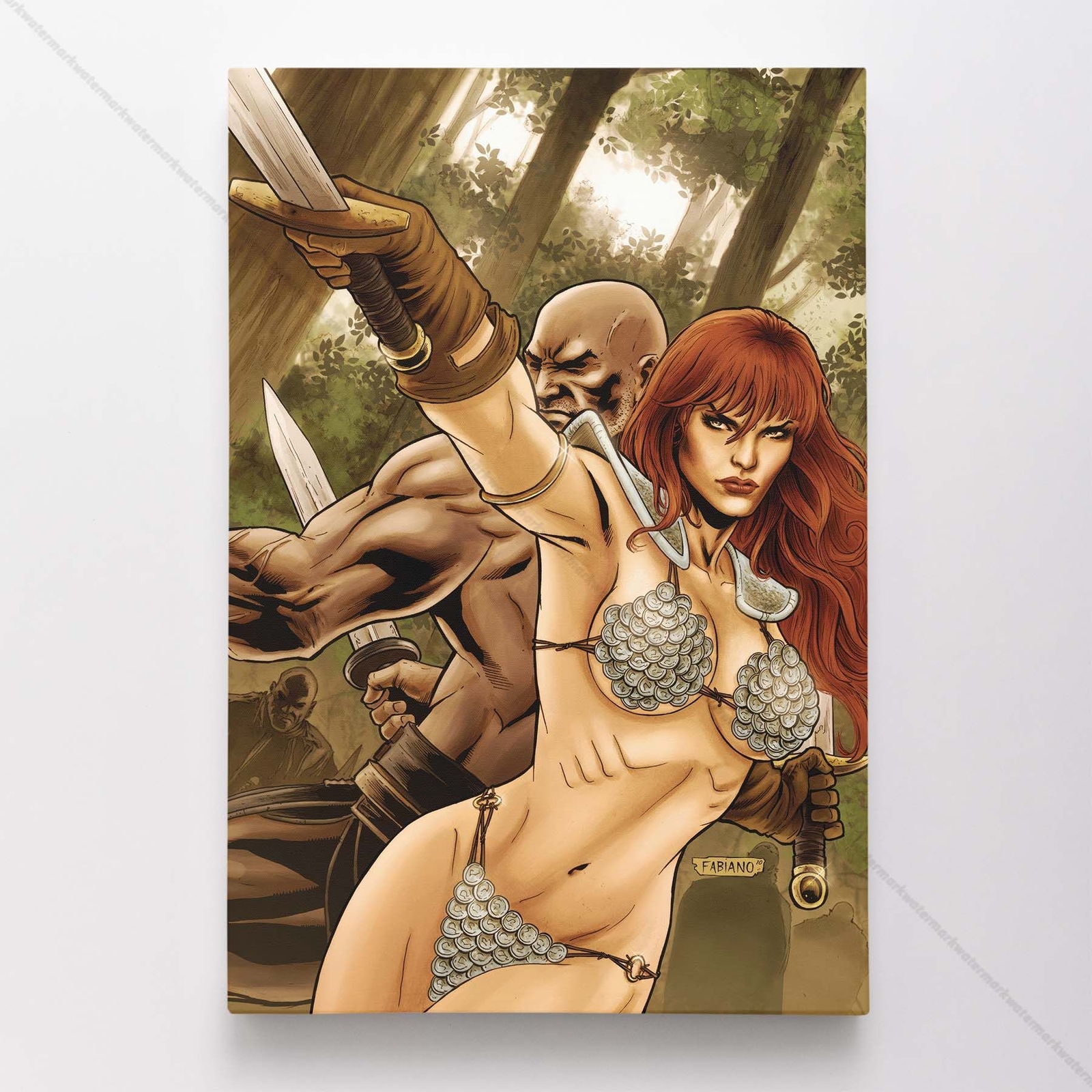 Red Sonja Poster Canvas Comic Book Art Print #1515