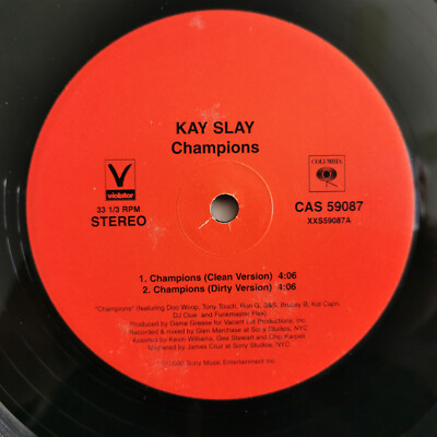 Kay Slay   Champions 50 Shot Yah (Clean Version) - Vinyl,12 '' - US 2002 - Ex/VG+