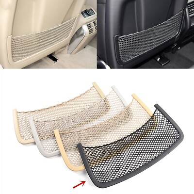 Black Front Seat Back Storage Net For Benz R-Class W251 ML W164 GL GLS GLE W166