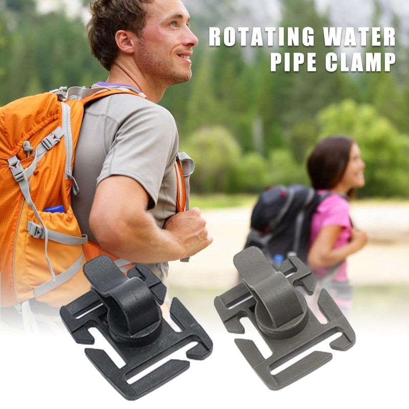 Tube Trap Hose Clip For Webbing Hydration Backpack